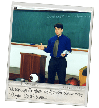 Chris Yonsei Teaching2 Polaroid